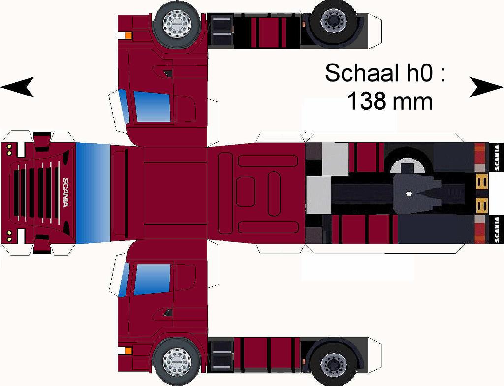 Scania-wijnrood