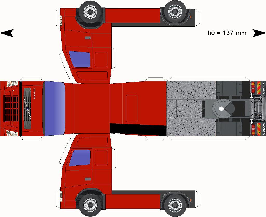 Volvo-donkerrood